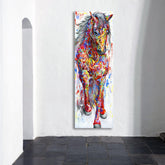 Toile - Rainbow Horse